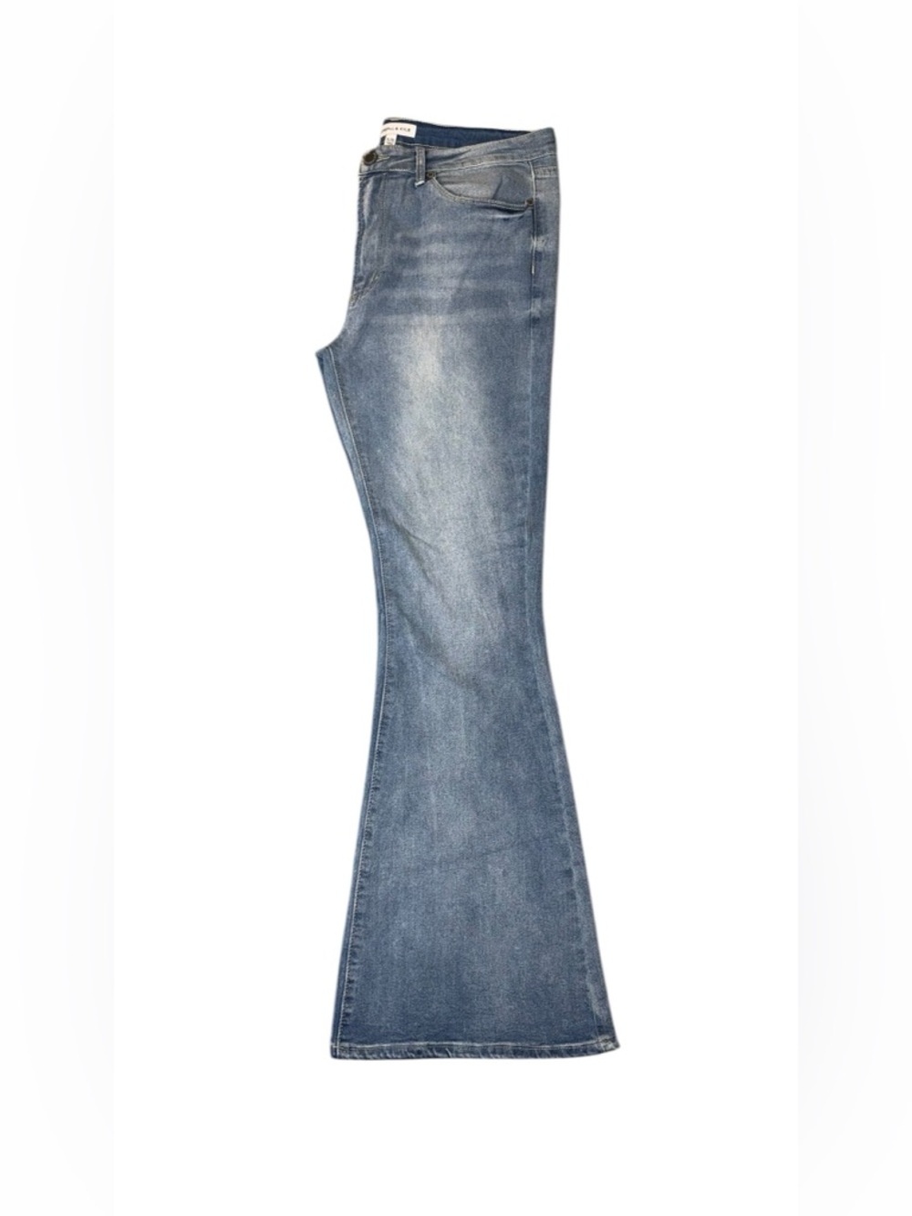 Kendall & Kylie Washed Blue Flare Jeans